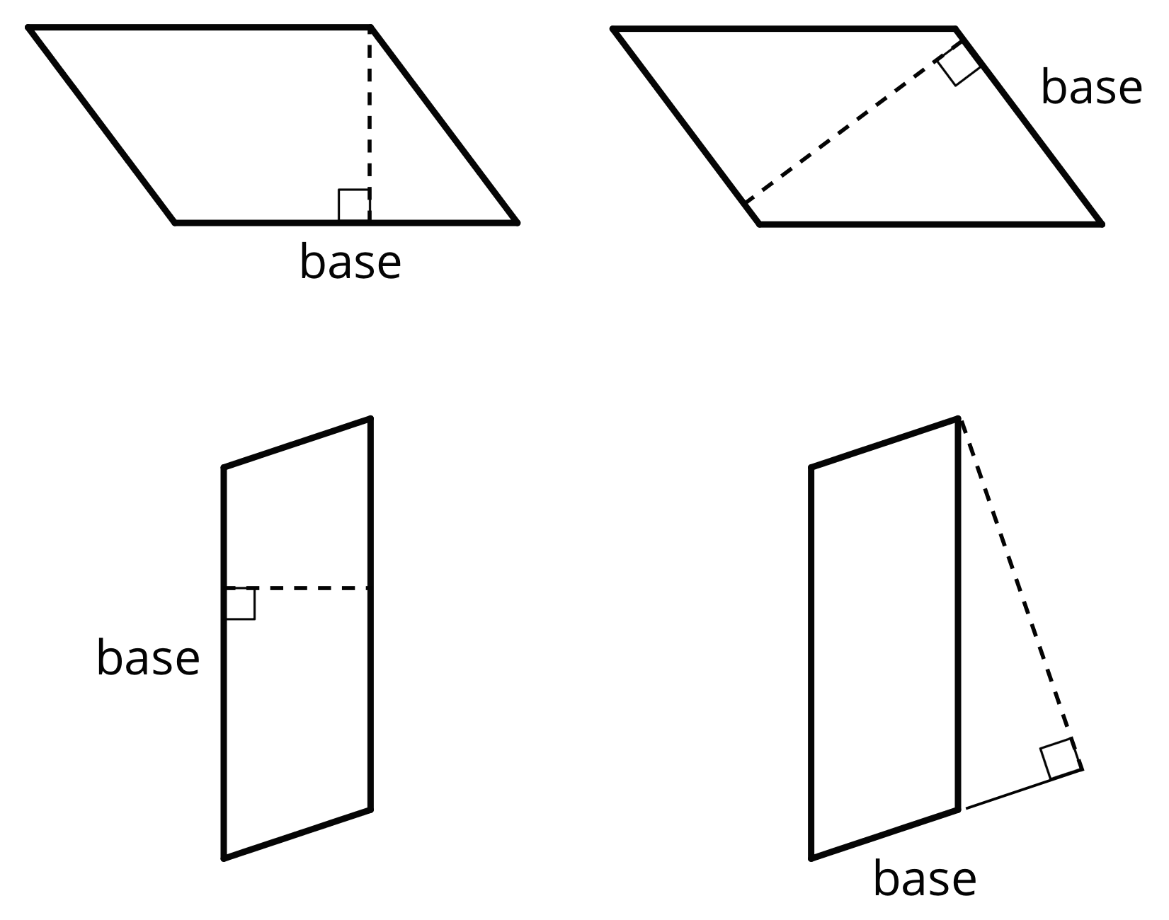 Lesson 5 Bases And Heights Of Parallelograms Learnzillion